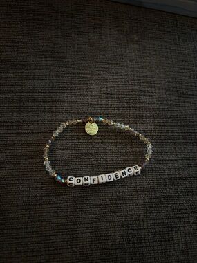 Little words project bracelet confidence